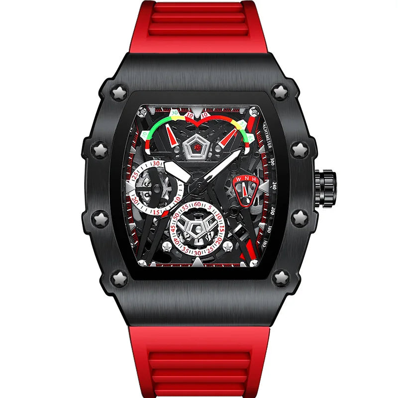 Fashion Men watch Waterproof Night Light Calendar