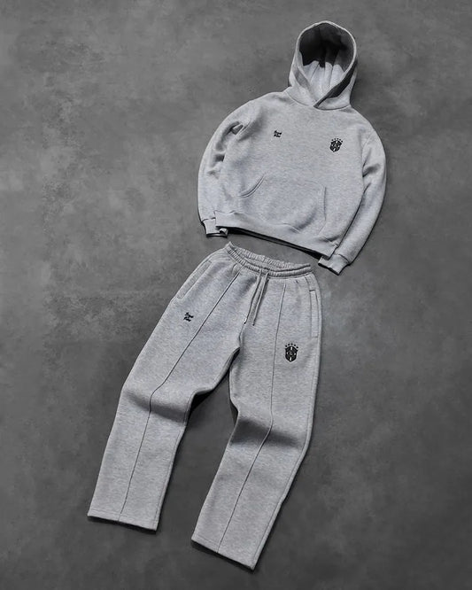 Hip Hop personality pattern oversized tracksuit